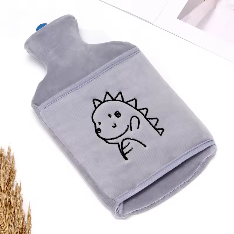 Hot Selling Plush Cute Bag Belly Rubber Belt Cover Hand Warmer Hot Water Bottle