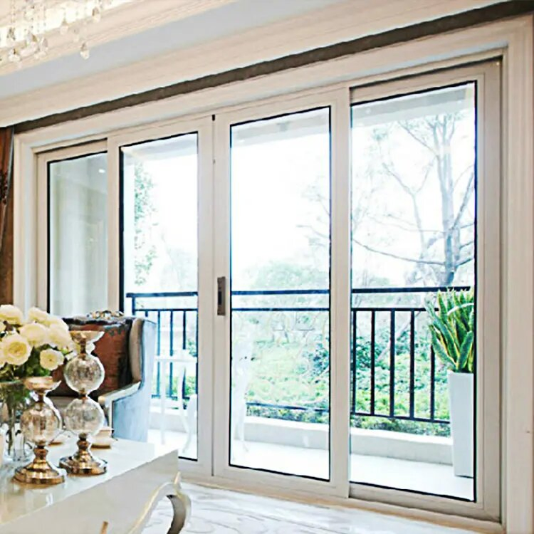 High Quality Double Glazed Sliding UPVC Doors with Triple Glass