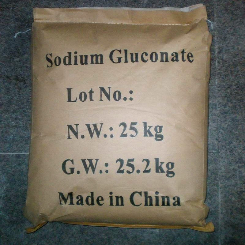 for Cement Additive Industrial Grade 98% Sodium Gluconate Powder