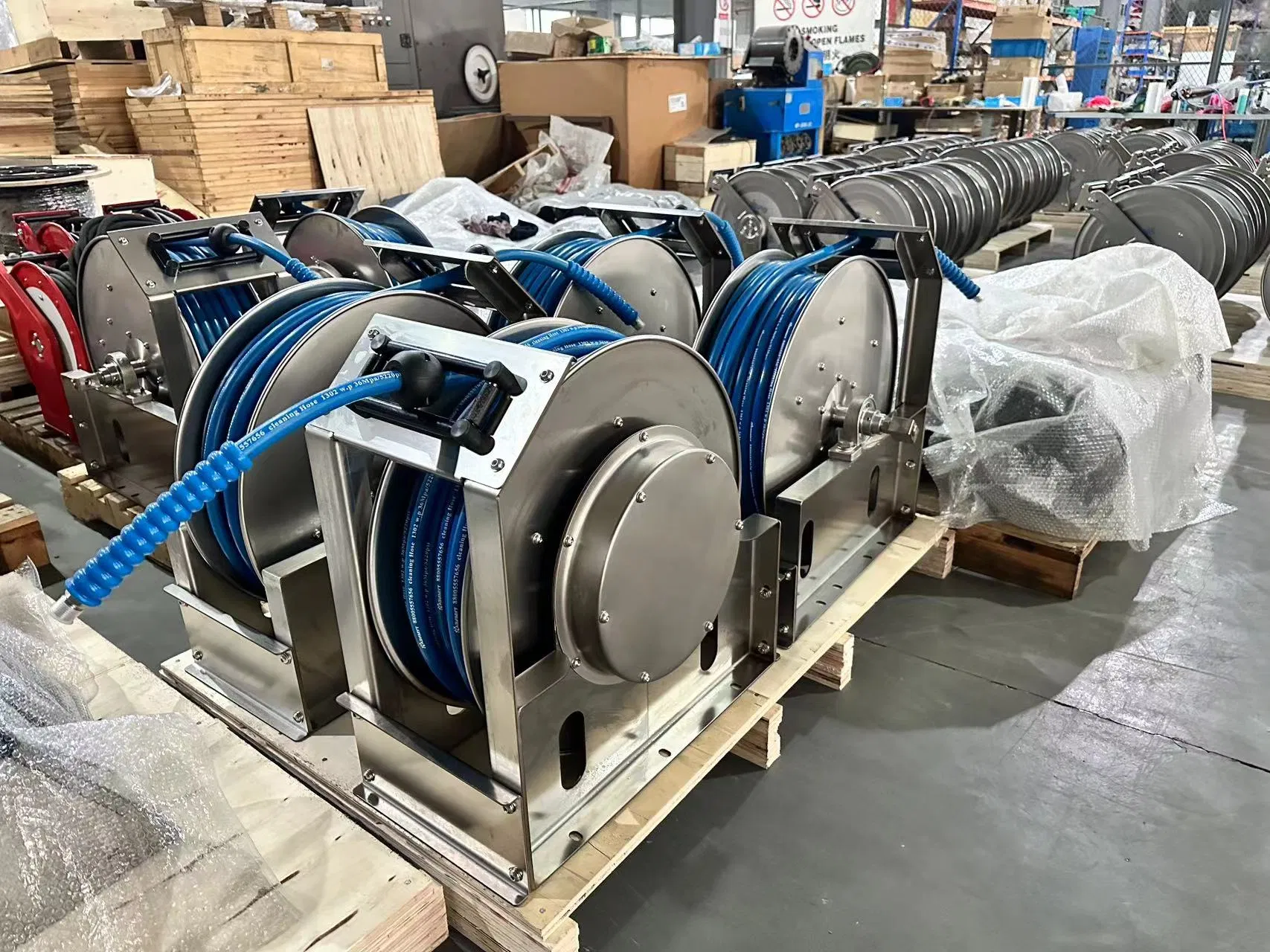 Flexible Hose Reel Air Garden Retractable Water Hose Reel