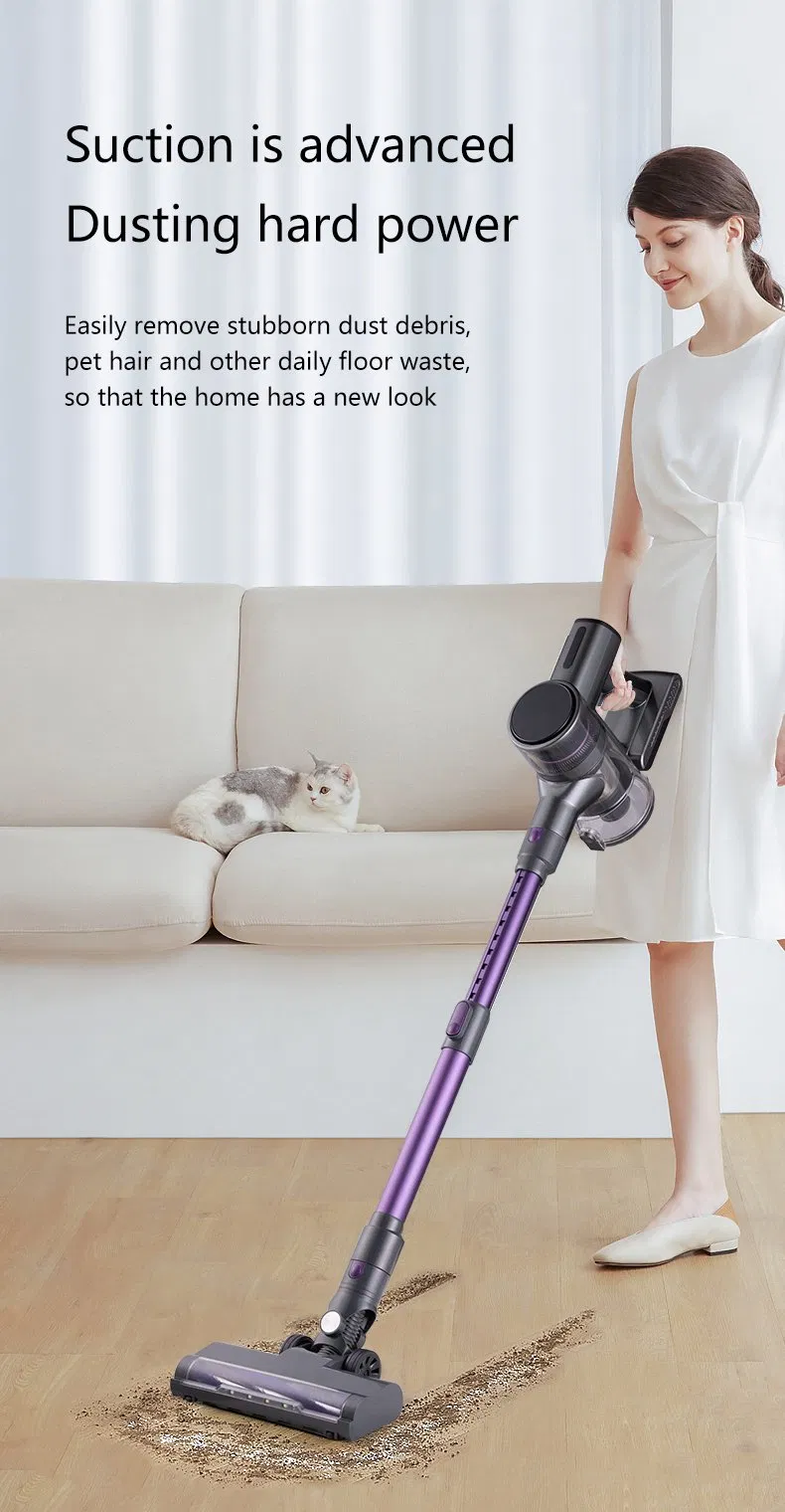 Cordless Stick Vacuum Cleaner Rechargeable for Home Cleaning Strong Suction