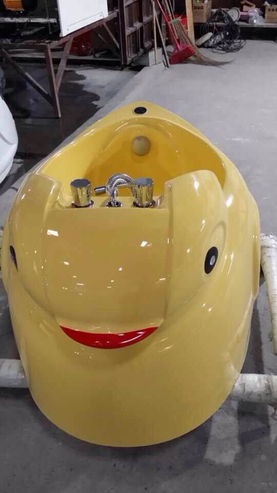 Chicken Shape Design Baby Hydrotherapy Bath Tub