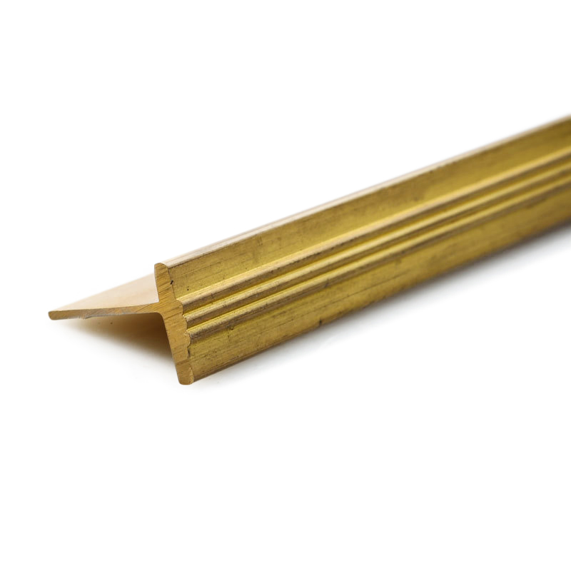 Decorative Profiled Brass Profiles Copper Extrusion for Hotels and Clubs