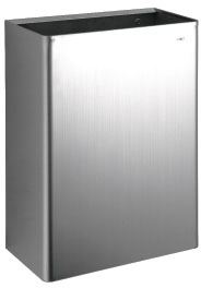 Мусорное ведро с педалью из нержавеющей стали 430, 3л