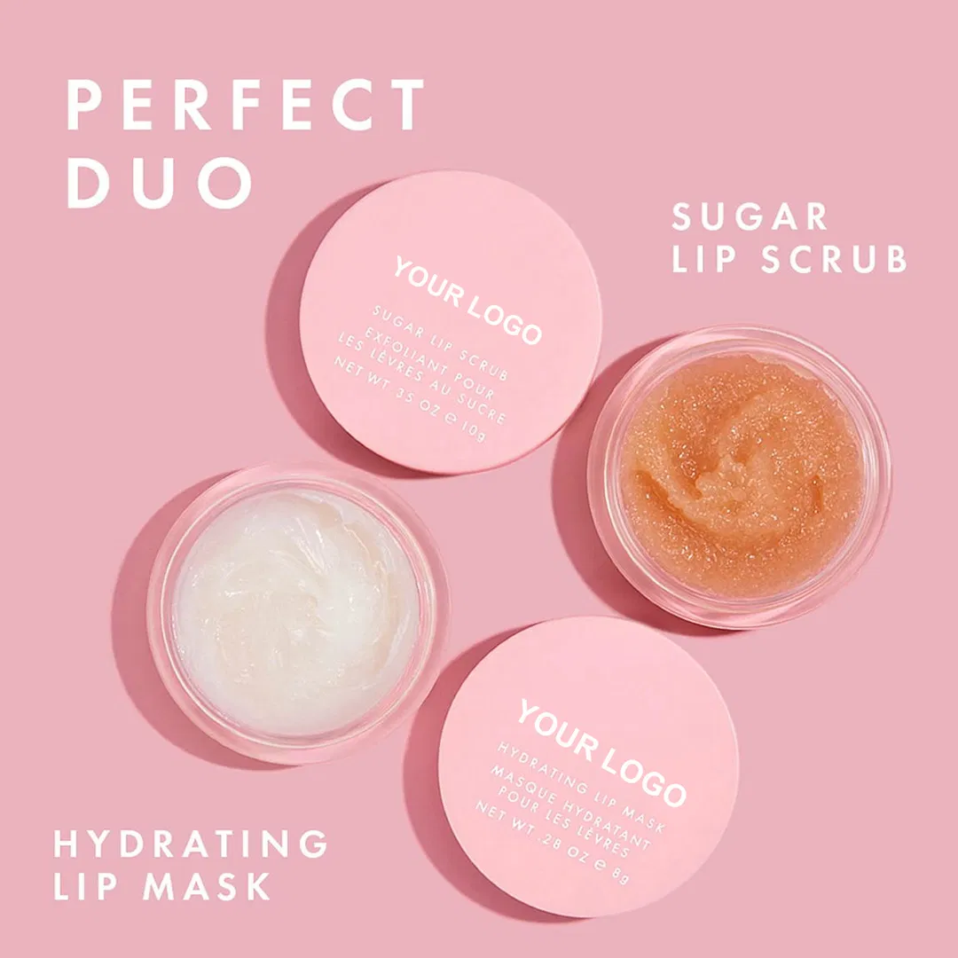 Vegan Lip Clean Exfoliates Private Label Sugar Lip Scrub Hydrating Lip Mask