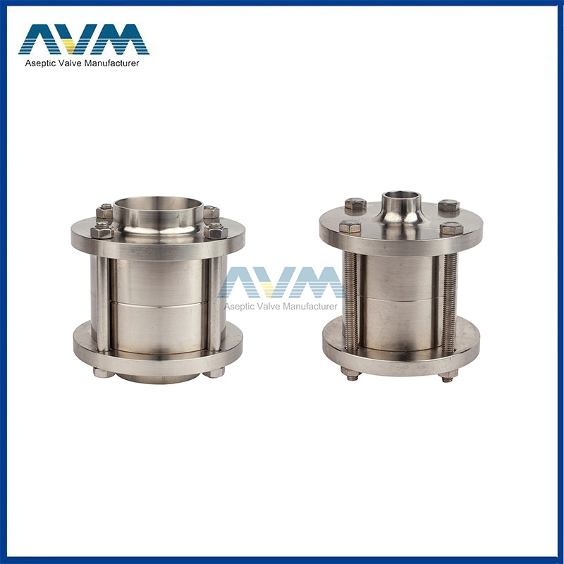 Stainless Steel 304 Sanitary Tri-Clamp Inline Sight Glass
