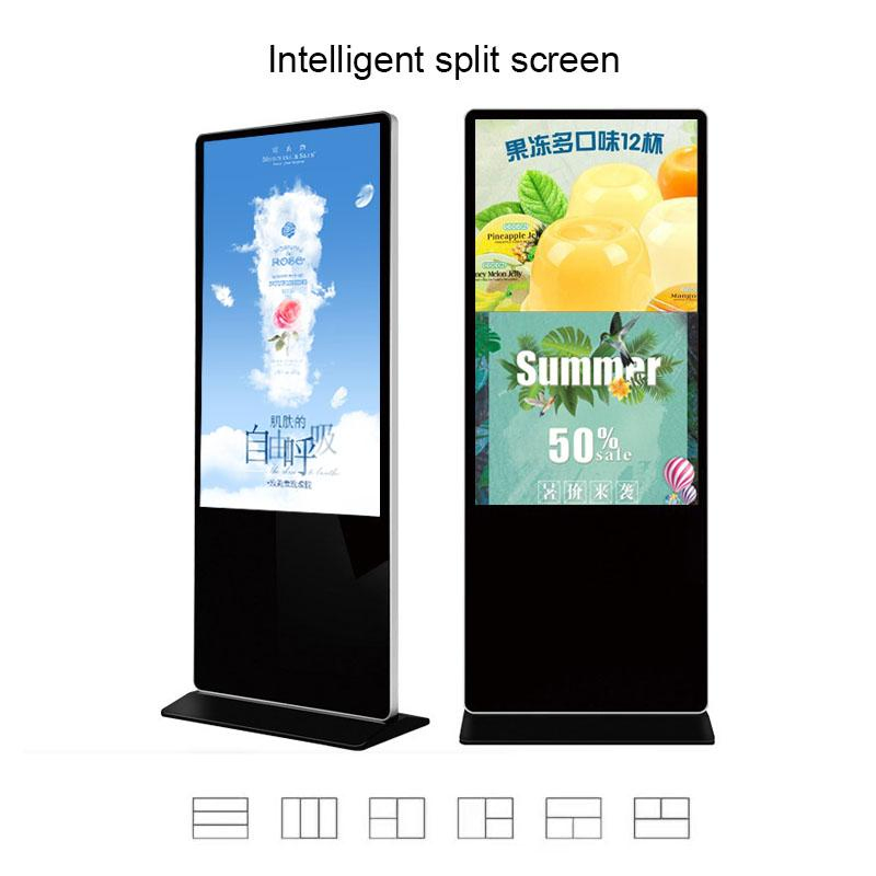 Интерактивный киоск 43 дюйма для рекламы на напольной стойке
