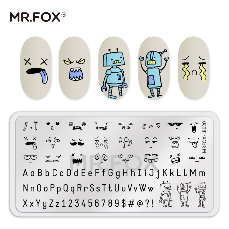 Newest Series Rectangular Style Stamping Nail Art Plate