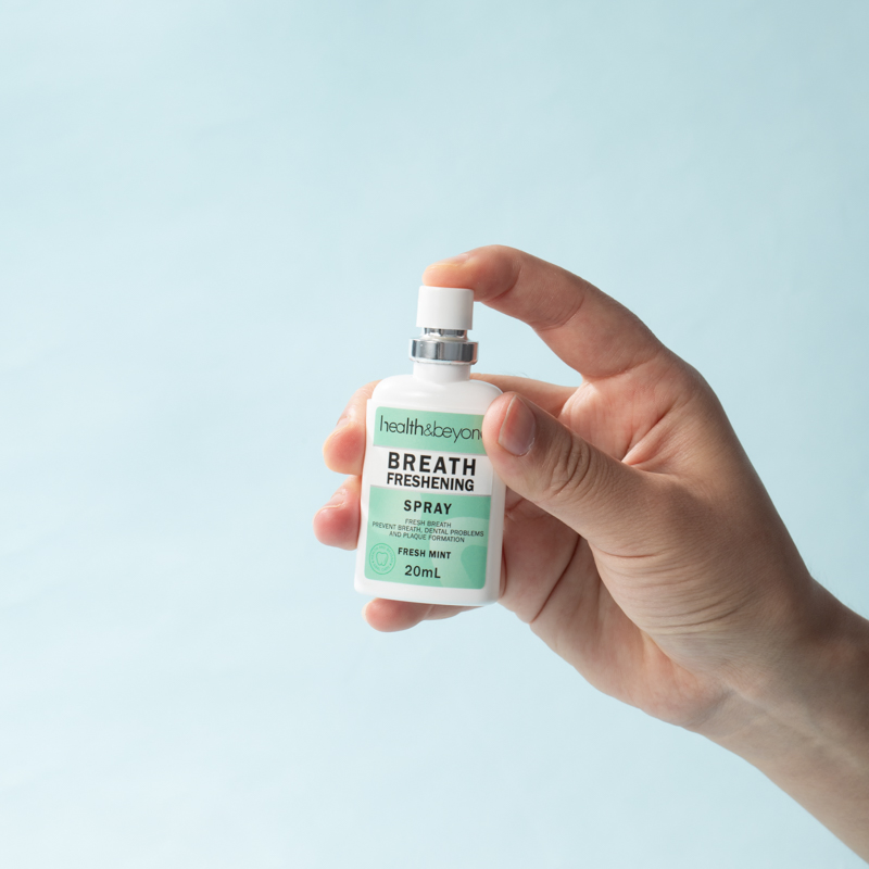 Health&Beyond Colorful Fruity Mild and Moist Formula Clean Mouth Cool and Not Spicy Mouth Spray