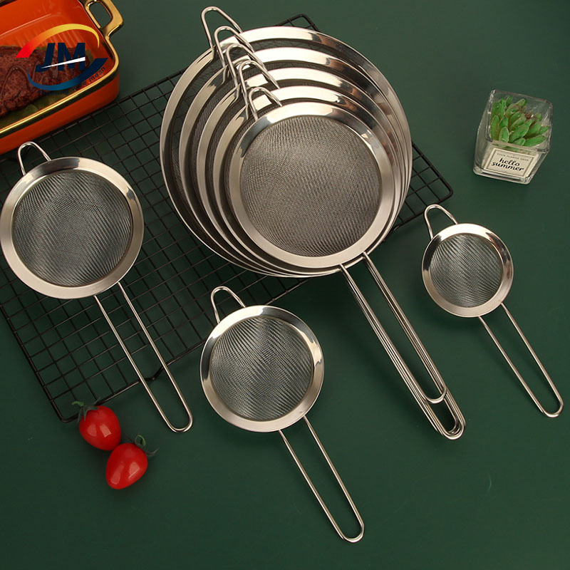 Factory Price Fine Mesh Strainer for Kitchen Metal Hand Sieve Strainer Food Strainer