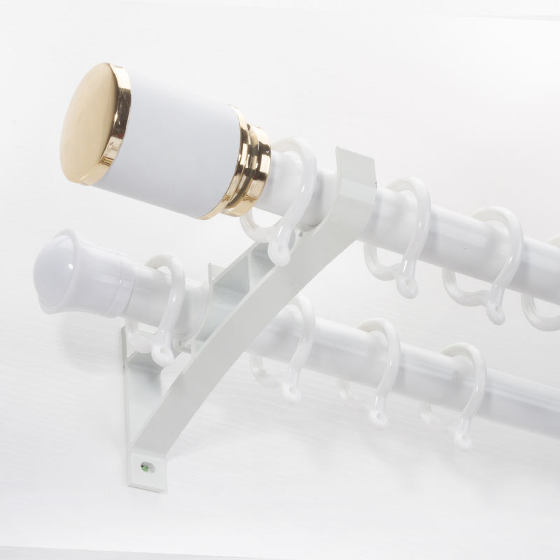 Window Good Quality Aluminum Window Accessories Curtain Poles Double and Curtain Rod Sets Curtain Poles