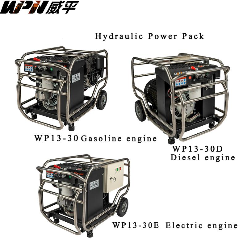 China Hot Sale 23HP Hydraulic Power Unit Honda Heavy Duty Engine Hydraulic Power Pack Station Cheap Price Factory