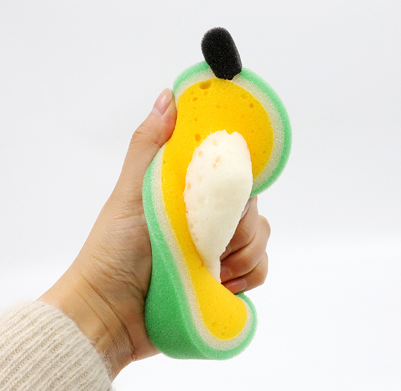 Hot Selling Fruit Type Cleaning Sponge Wipe Cleaning Cloth Dish Cloth
