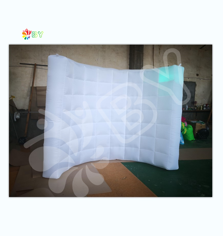 Hot Sale LED Inflatable Walls Inflatable Portable Photobooth Inflatable Tent Photobooth for Events Decoration