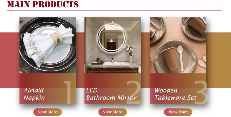 100% Dust-Free Disposable White Paper Napkins Custom Dinner Napkin for Restaurants Cafes Parties