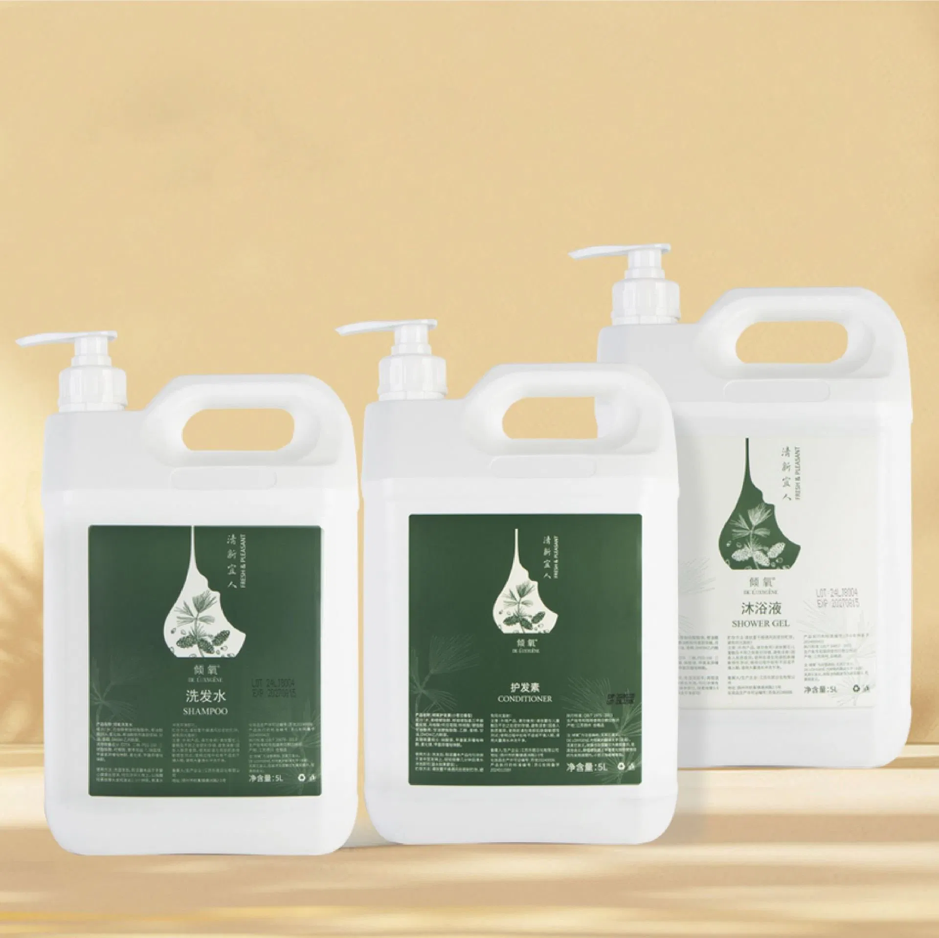 Bulk Packing Customized 5L Refill Shampoo for Hotel Hand Wash Body Lotion