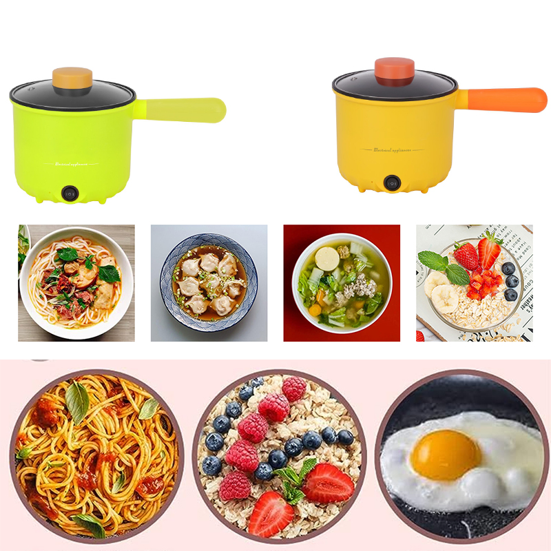 Household Item 1200ml Instant Multi Functional Cooker with Overheating Protection Electric Skillet