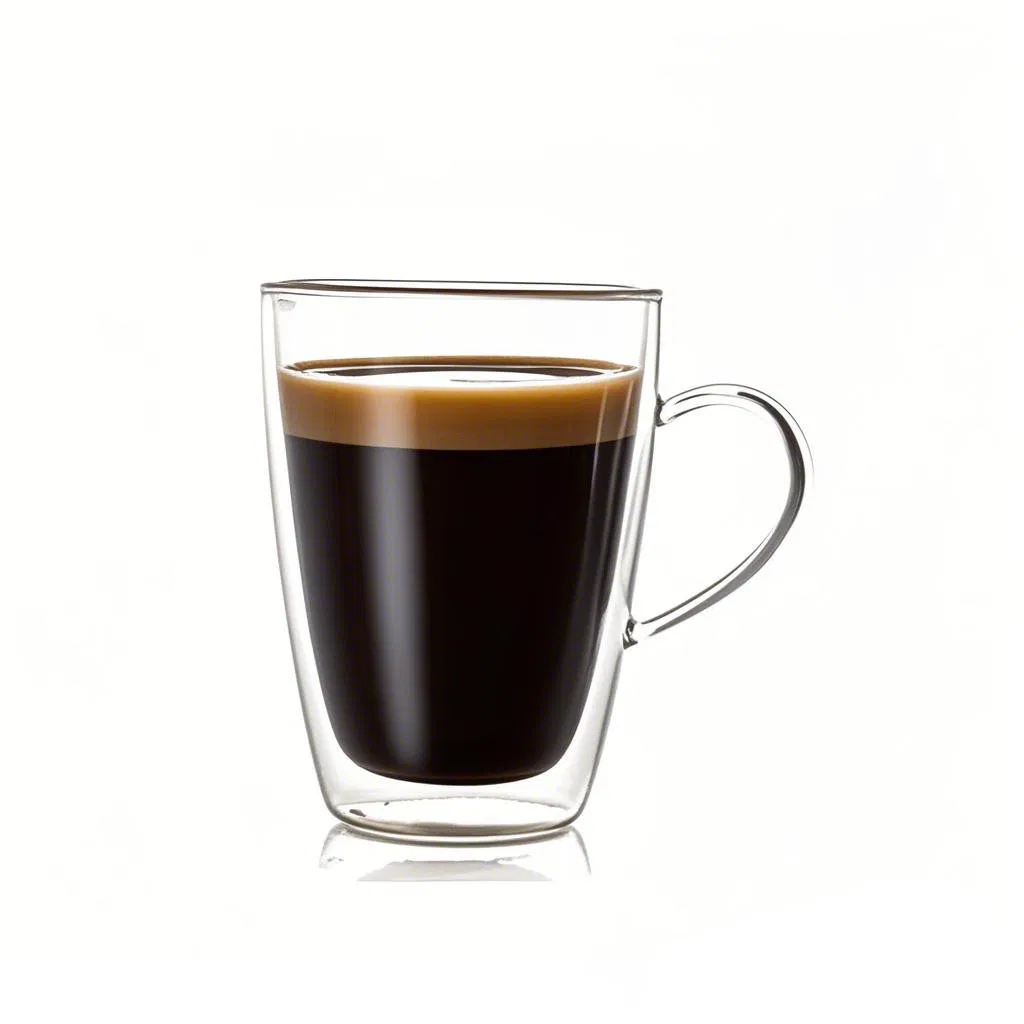 Double-Wall Espresso Glass Cup - Heat-Resistant & Barista Grade 80ml