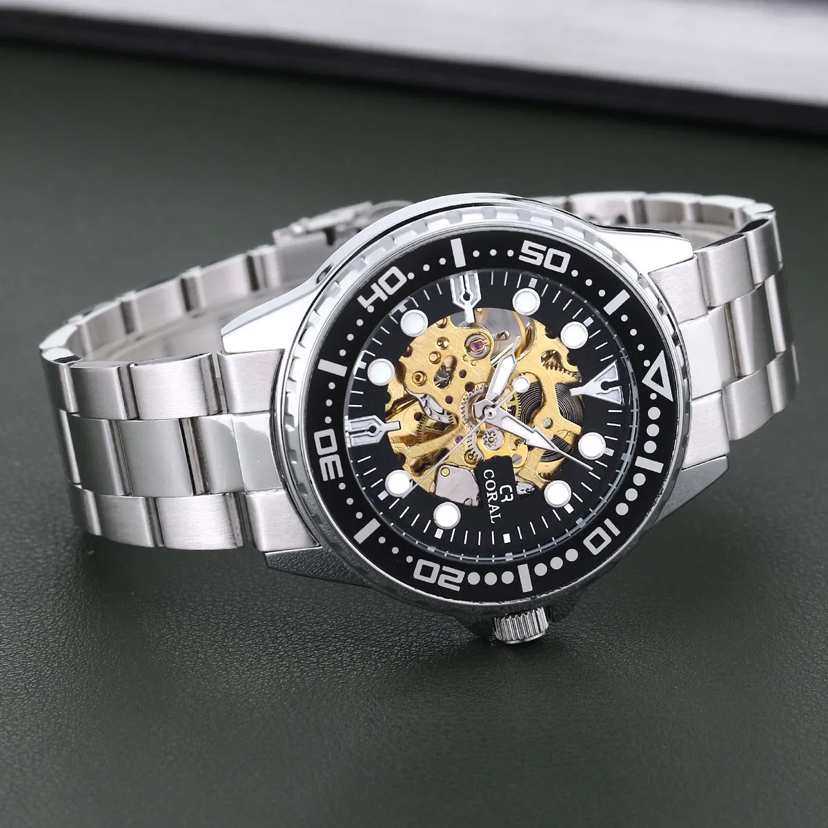 Promotion Smart Watches Mechanical Steel Men Fashion Watch Supplier for Apple