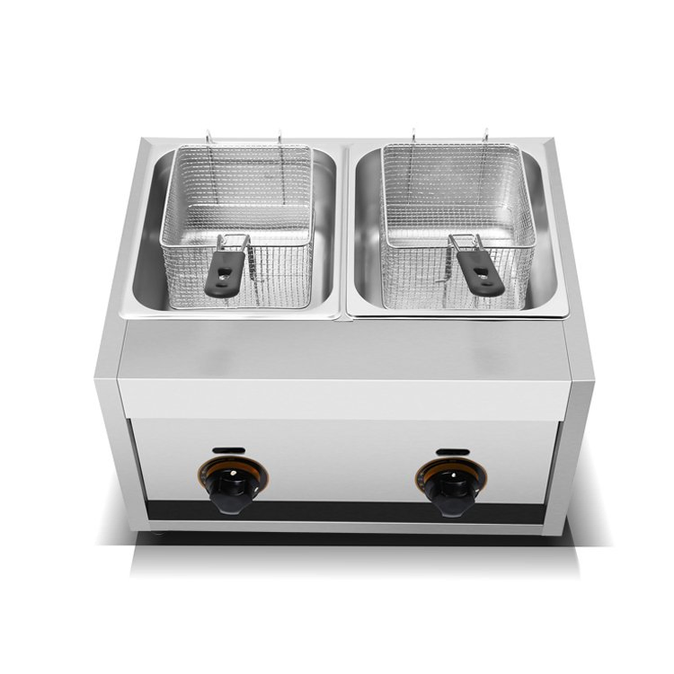 Chuangyu Zhejiang Factory Manufacture Good Quality Food Machinery Gas Deep Fryer