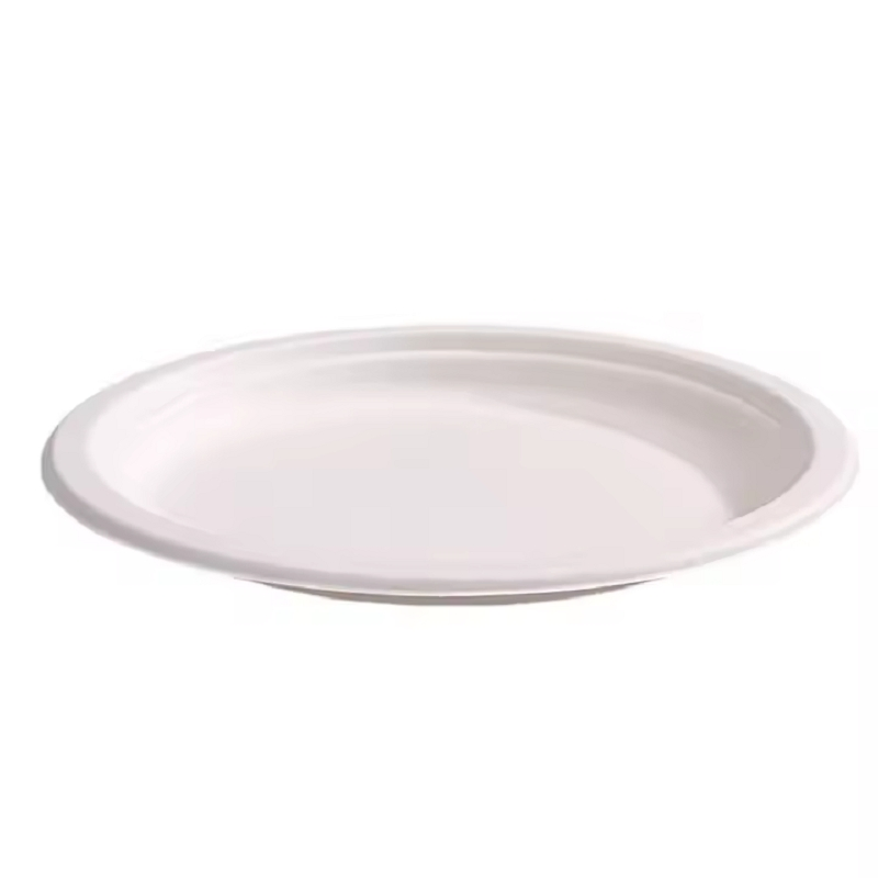 Supplier Biodegradable One Time Use Microwave Safe PP+Rice Husk Disposable Plates