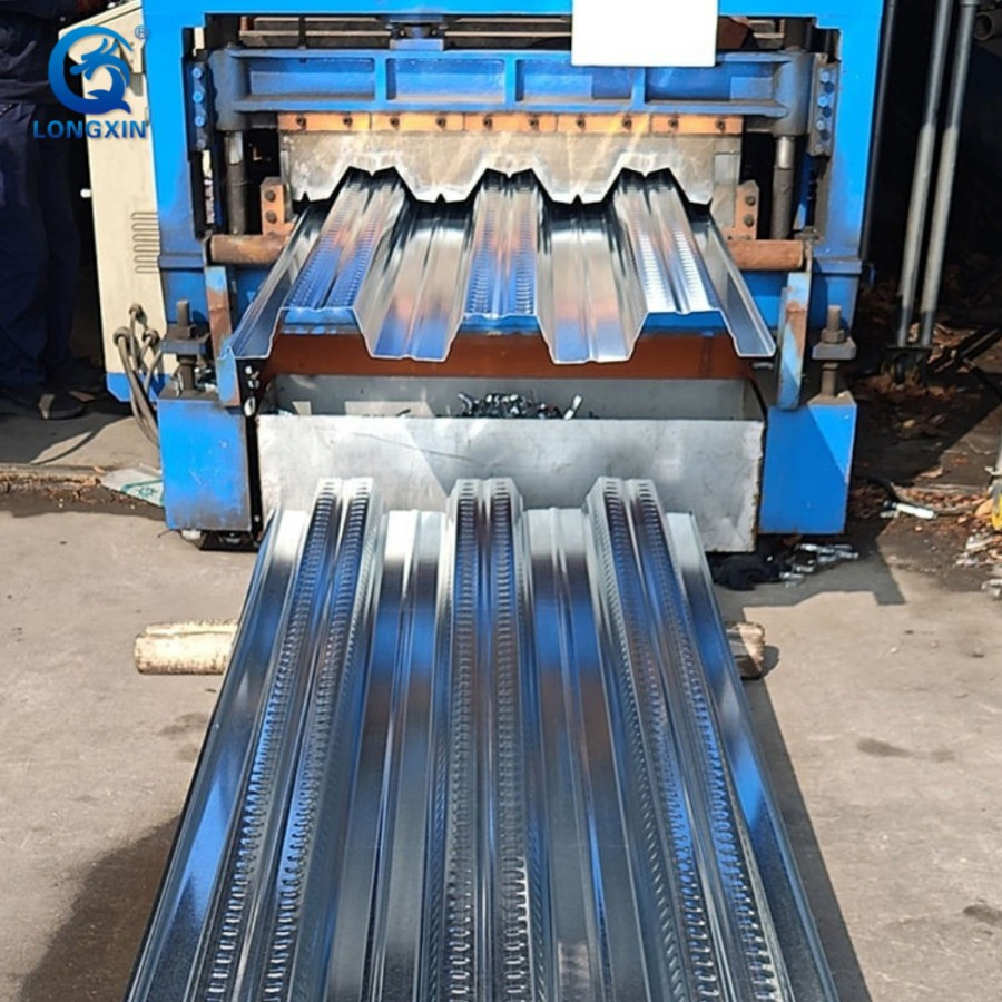 Certified Galvanized Corrugated Steel Floor Decking Sheet Cutting Welding
