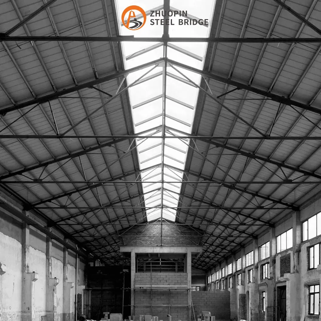 Large Span Pre-Engineered Steel Structure Building Galvznized Workshop Warehouse