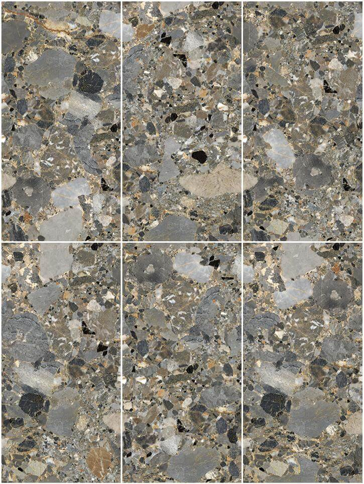 Золотистый мраморный фарфор для пола и стен 900x1800 мм