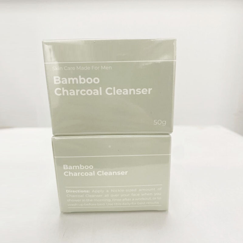 Wholesale Custom Logo Bamboo Charcoal Cleanser Facial Wash Deep Cleansing Pores Remove Dead Skin for Face