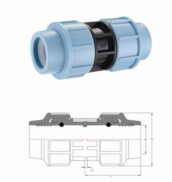 Tee Irrigation System PP Compression Fittings