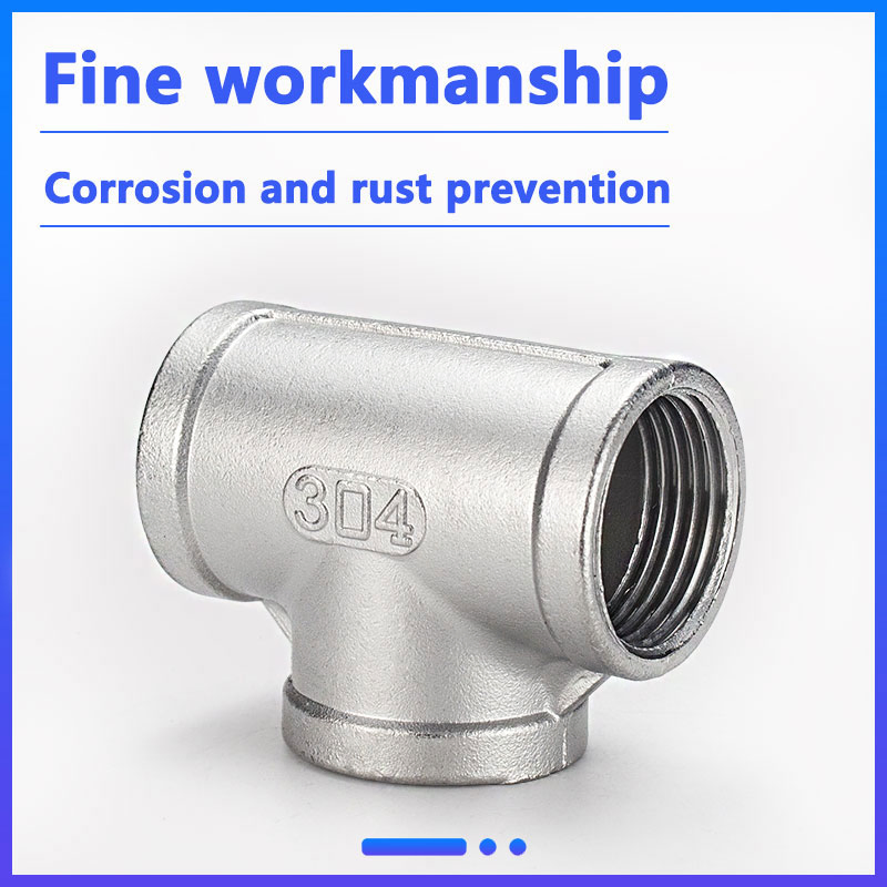 Factory Direct Sale Good Stainless Steel Pipe Fittings Tee for Pipeline Connections