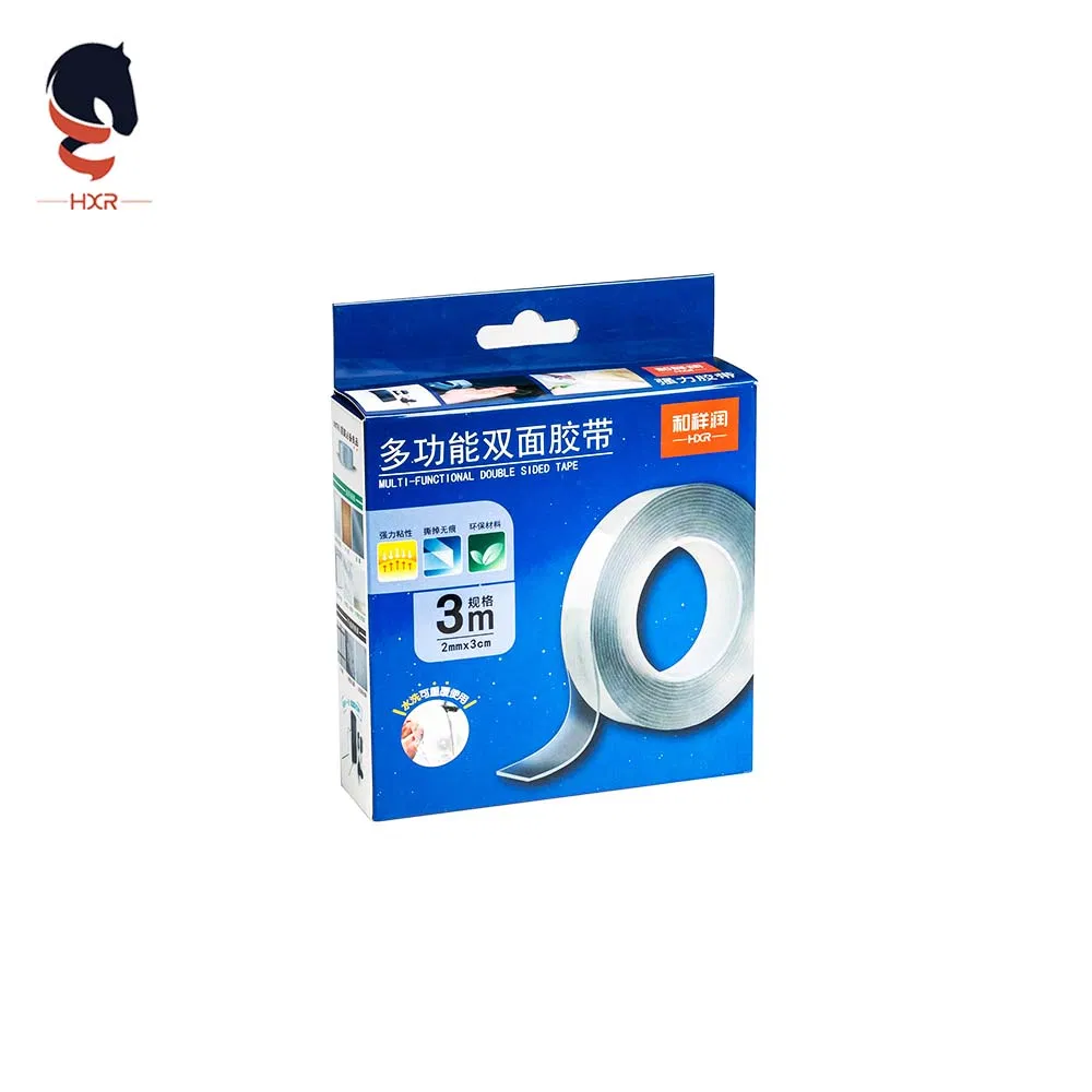 Transparent Washable Office Home Nano Gel Grip Double Sided Adhesive Tape