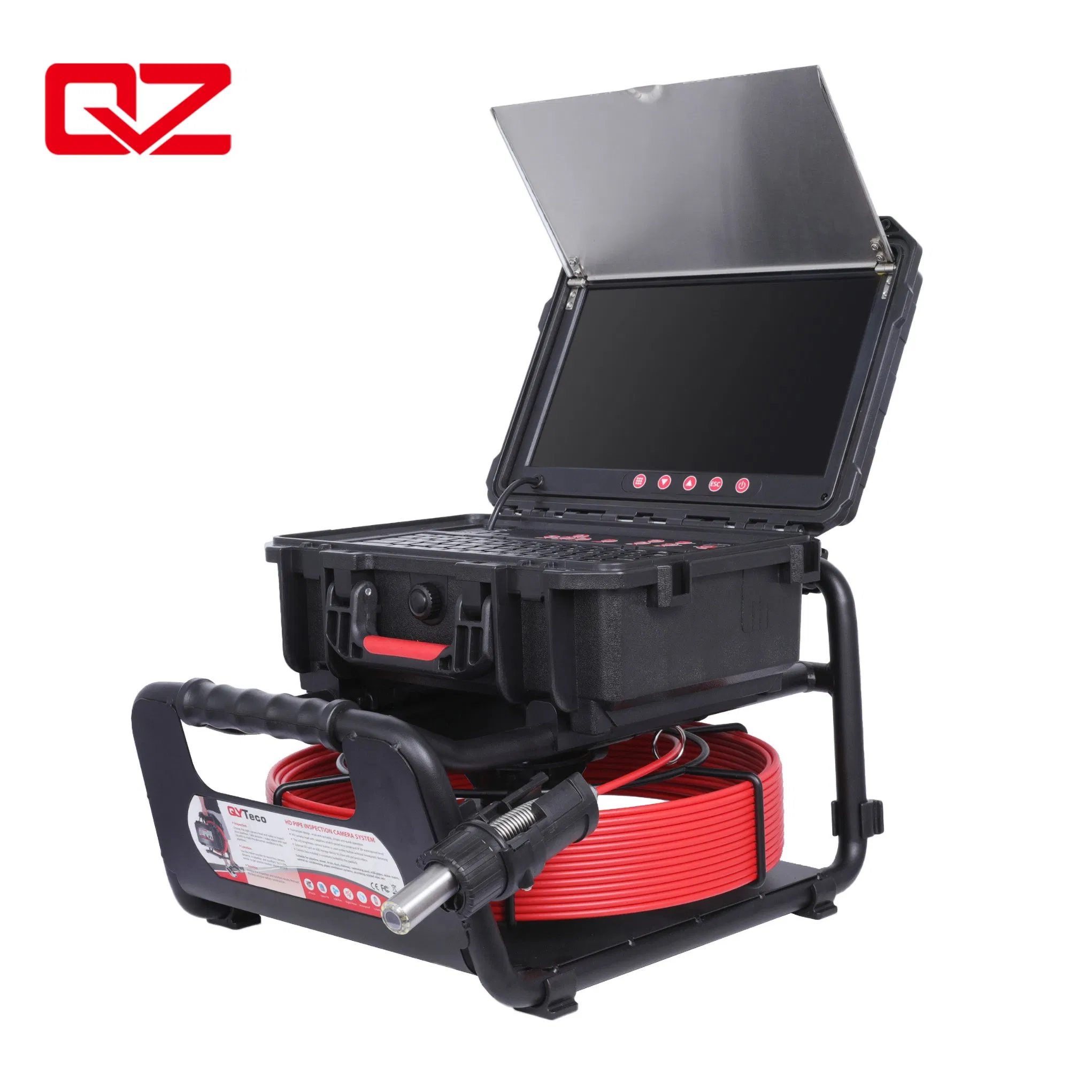 Drainage Detective Camera Mutifunctional Control Box with Wireless Keyboard and 13.3-Inche Screen