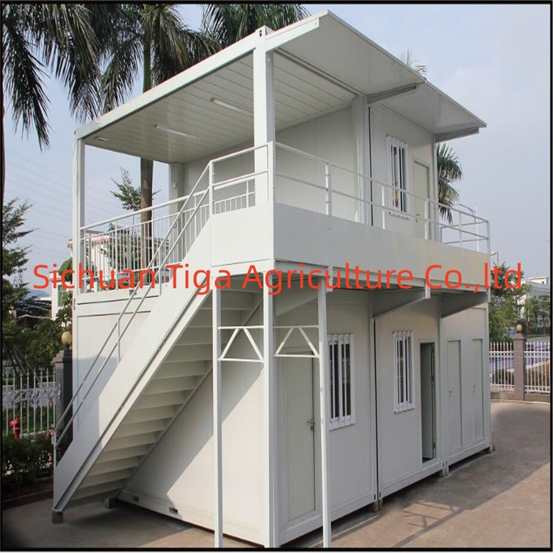 High Quality Two Bedroom Prefab Container House Garage Steel Structure Containers Office House