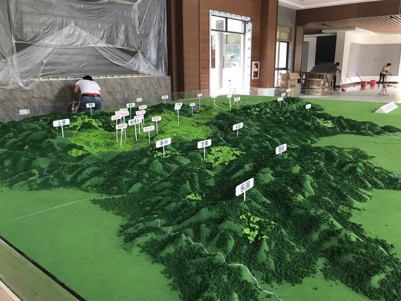 High End 3D Customized Micro Scale Precision Real Bridge Scene Building Model