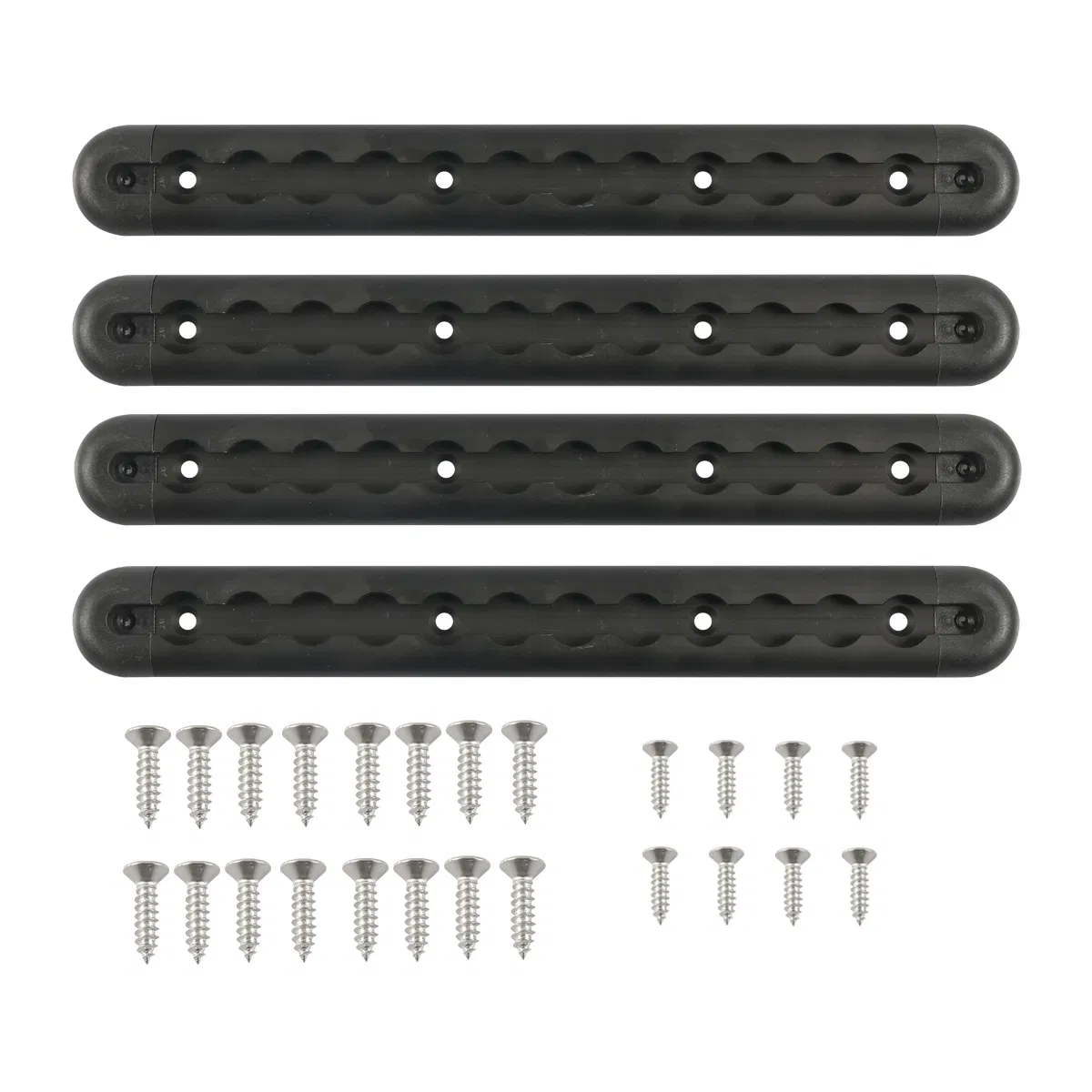 Aluminum L Track 12 Inch L Track Rail Hardware with 8 End Caps for Securing Motorcycles