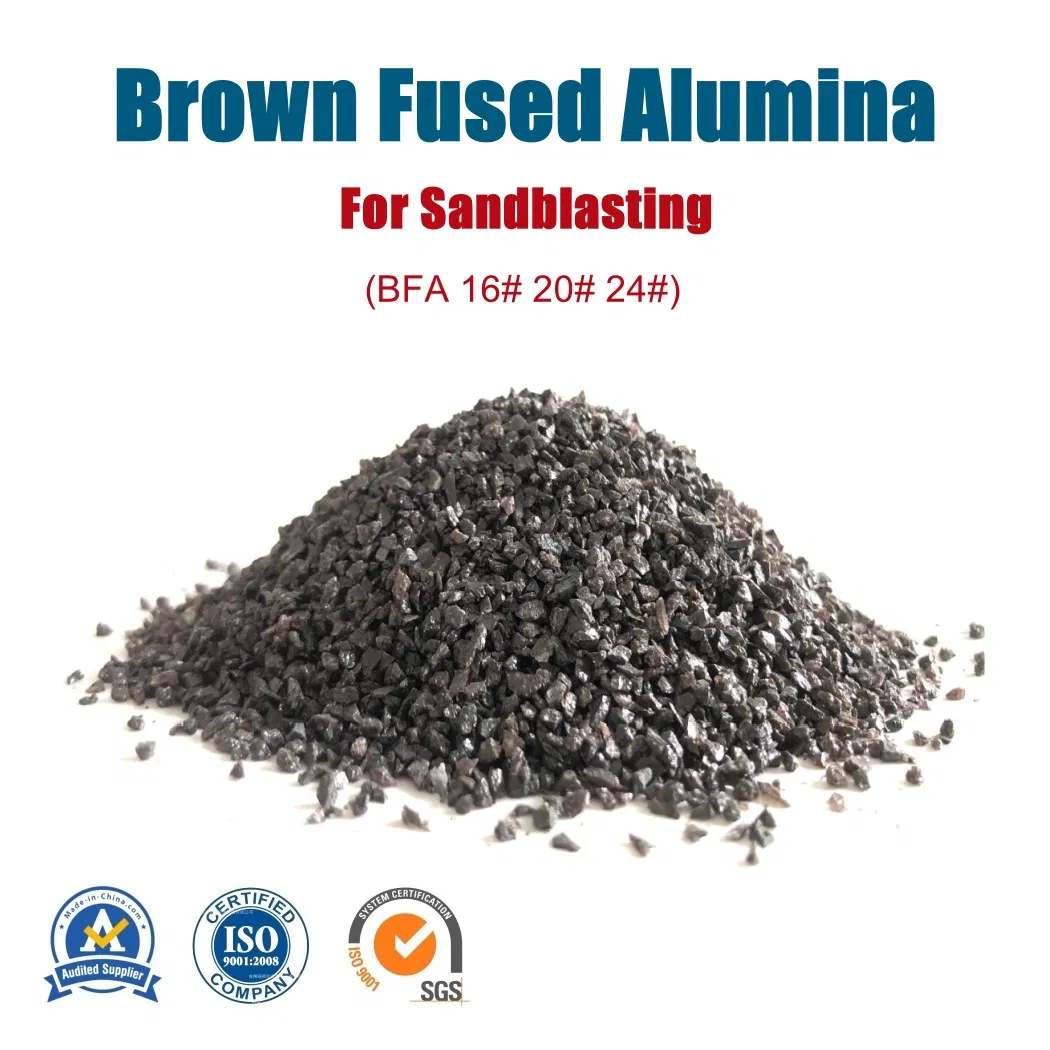 Огнеупорный материал F16 коричневый оксид алюминия