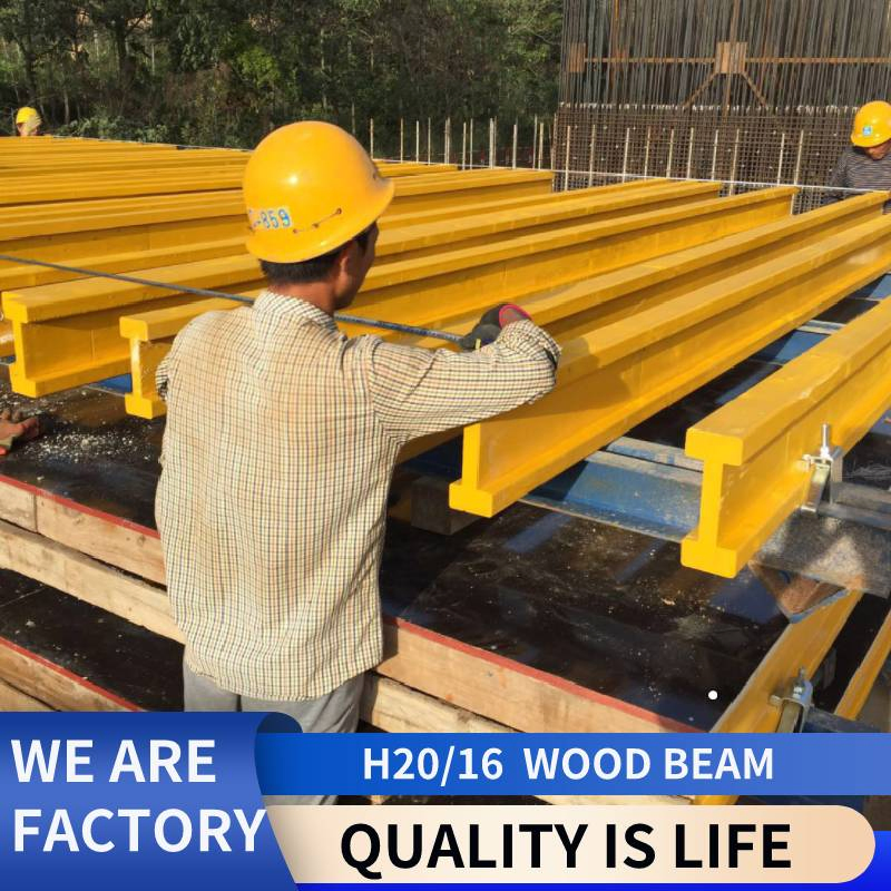 High Quality Yellow H Wood Beam for Formwork Used Timber H20 Beam