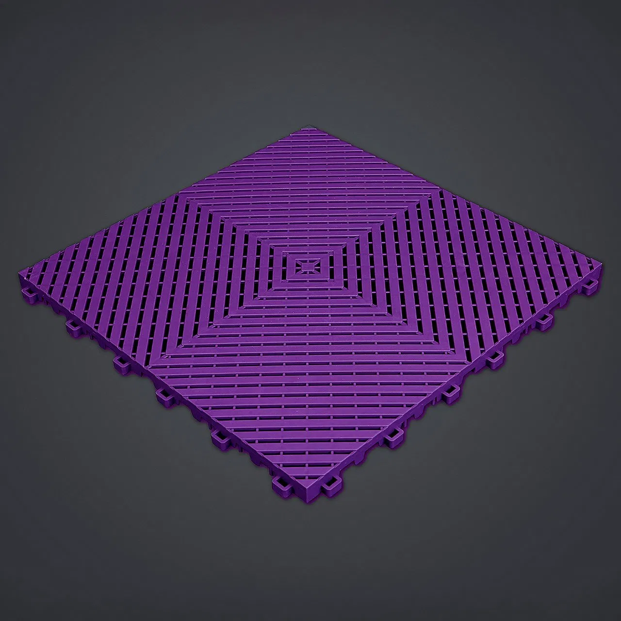 High Quality Smooth Modular Interlocking Floor Tile Plastic Garage Flooring