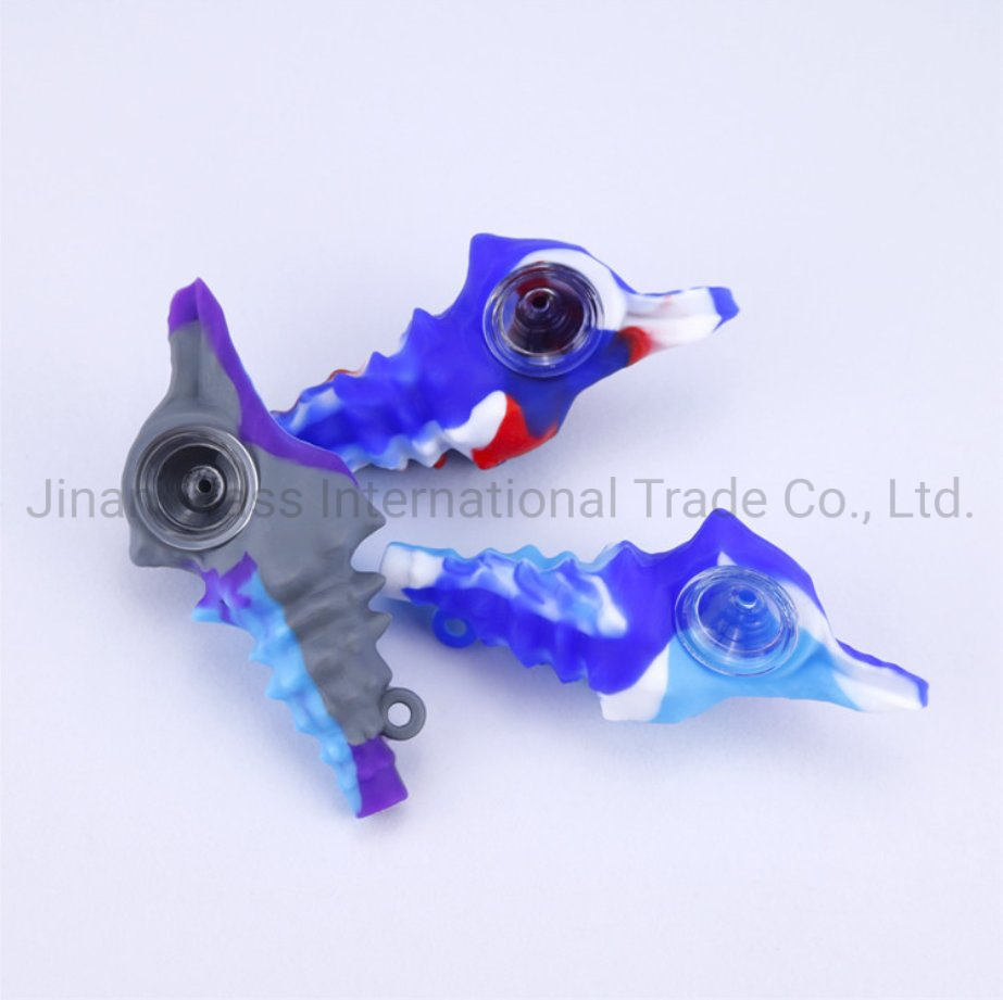 Wholesale Silicone Cigarette Set Conch Pipe Set Glass Smoking Water Pipe