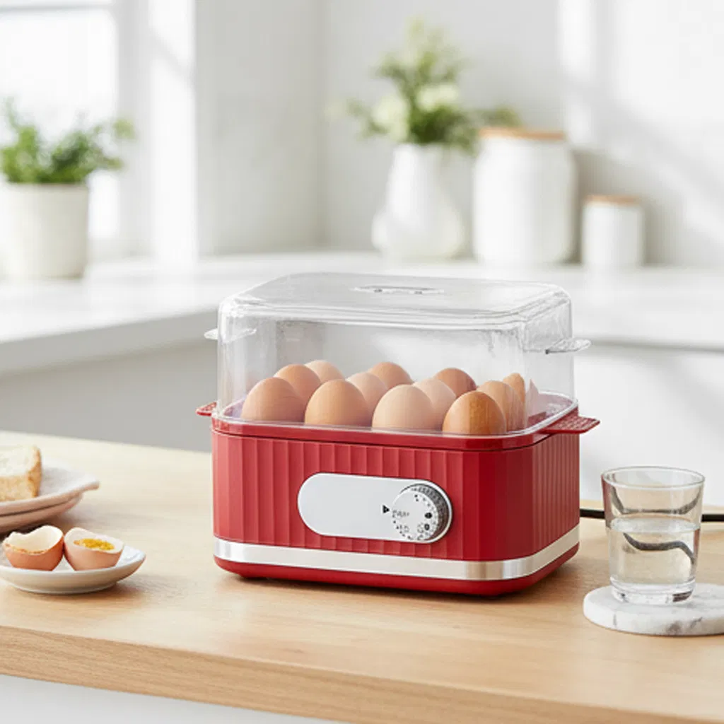 Smart 6-Egg Boiler with Timer and Beep Alert Feature