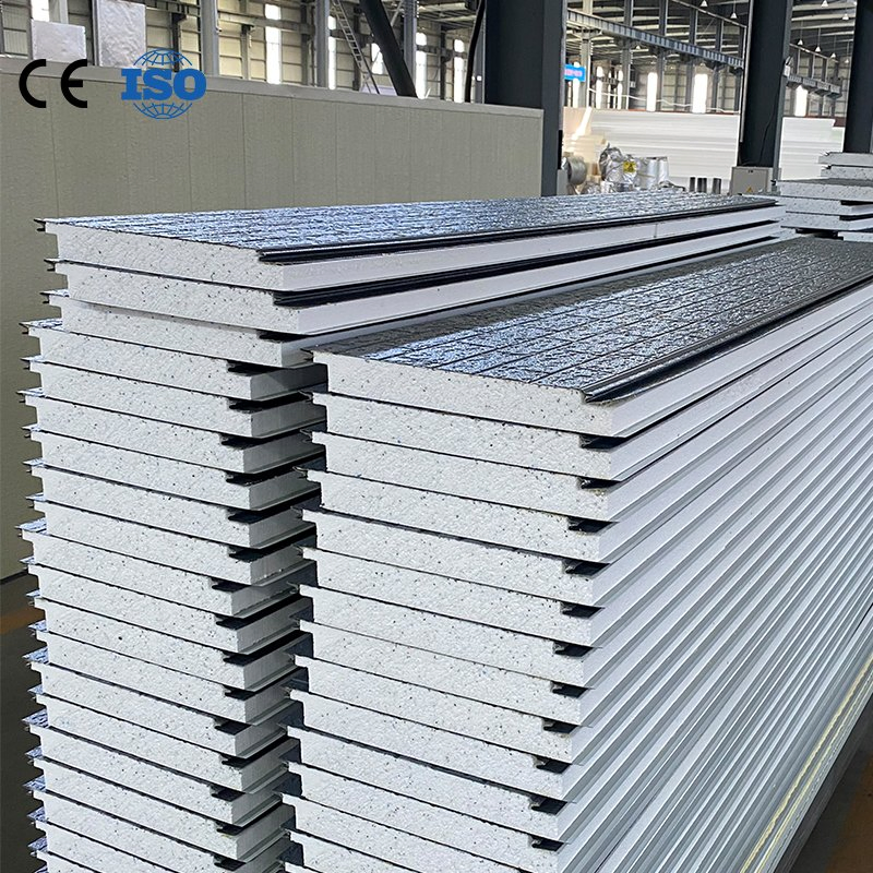 Insulated Roof Panels Cladding Panels Exterior Wall 50mm EPS Sandwich Panel Material