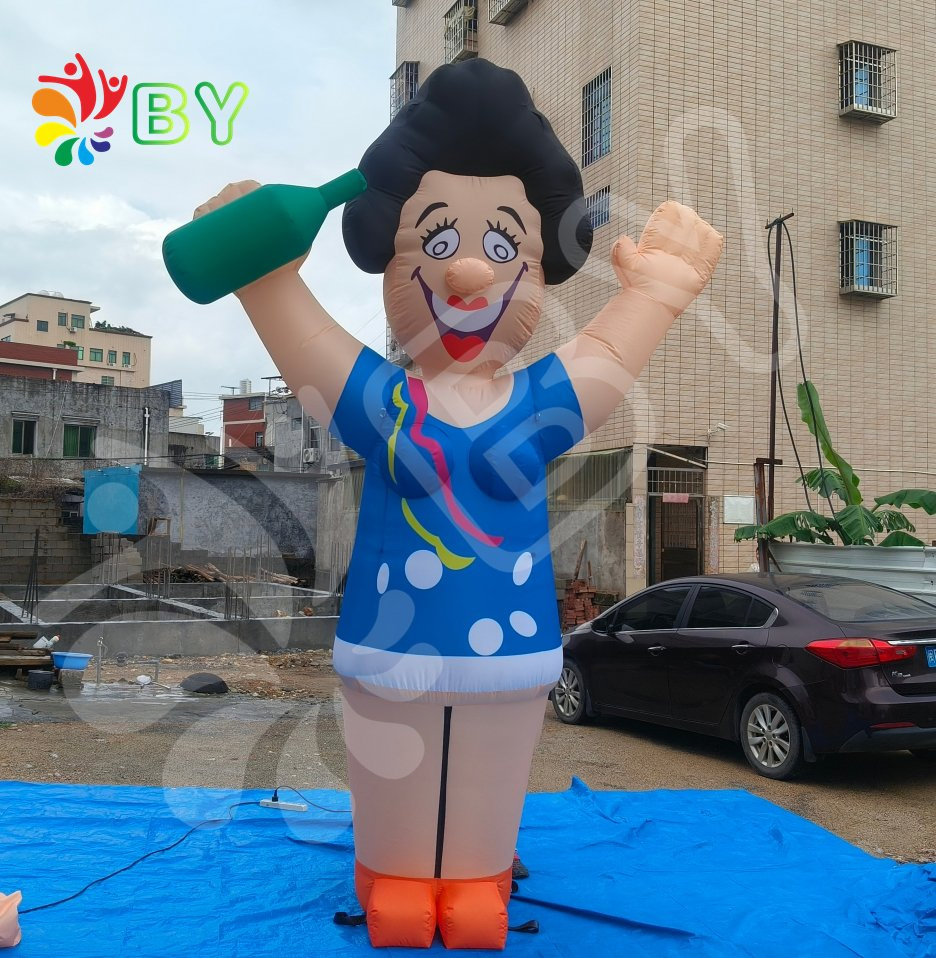Advertising Inflatable Doll 3.5m Holland Inflatable Cartoon Netherlands Cartoon Inflatable Abraham and Sarah