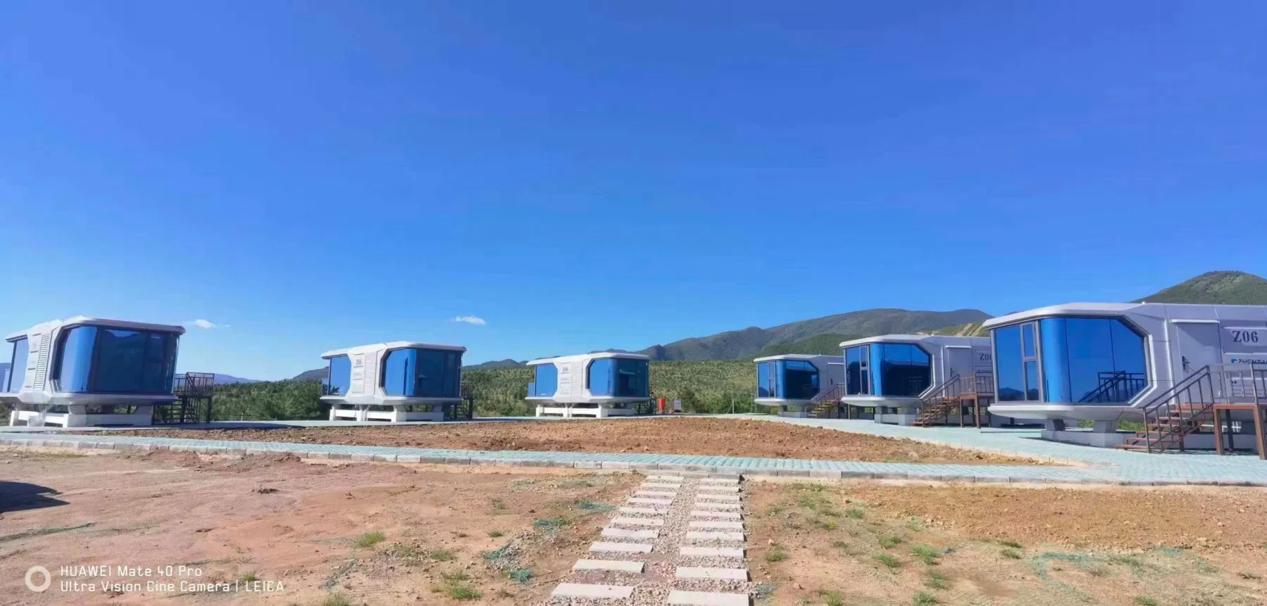 Capsule Home Shipping Container Prefabricated Modular Home Outdoor Office Pod Cabin House