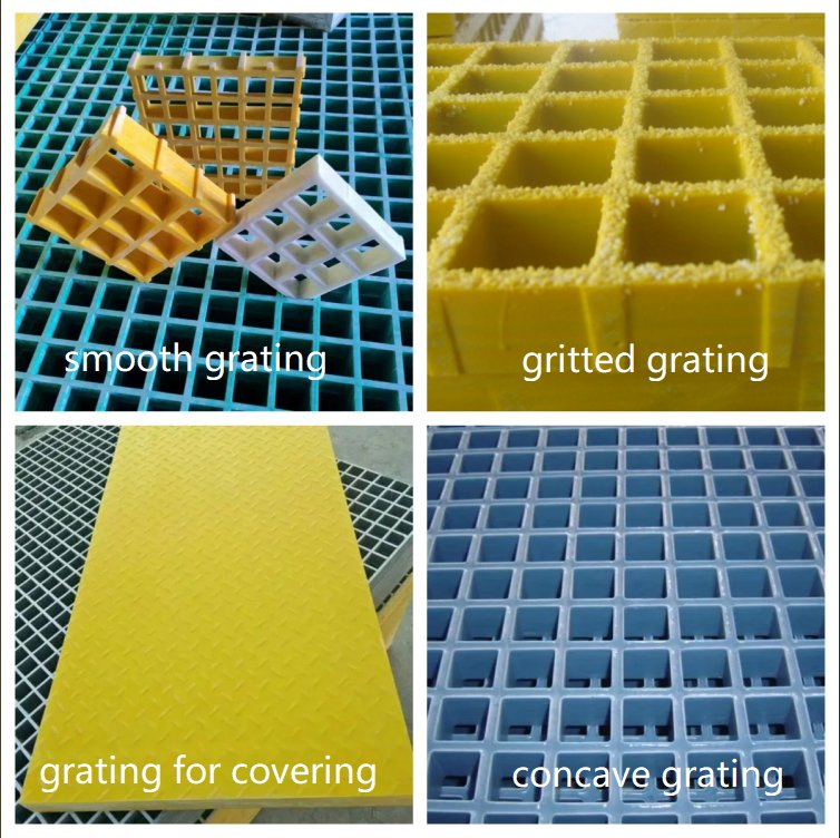 Special Fiberglass GRP Concave Grating for Stairs