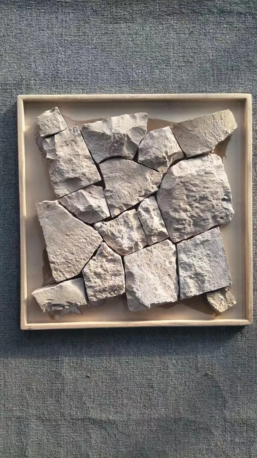Beige Natural Slate Landscaping Flagestone Mat Crazy Pavers Stone Tile on Wholesale