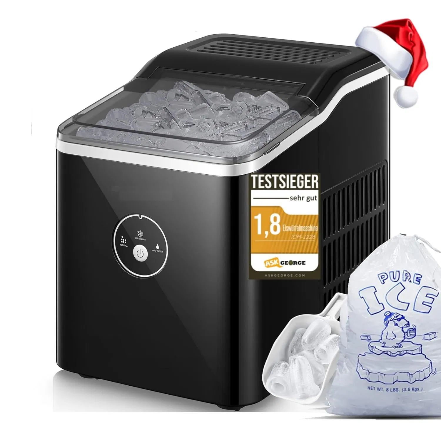 Tabletop Portable Mini Pellet Ice Maker