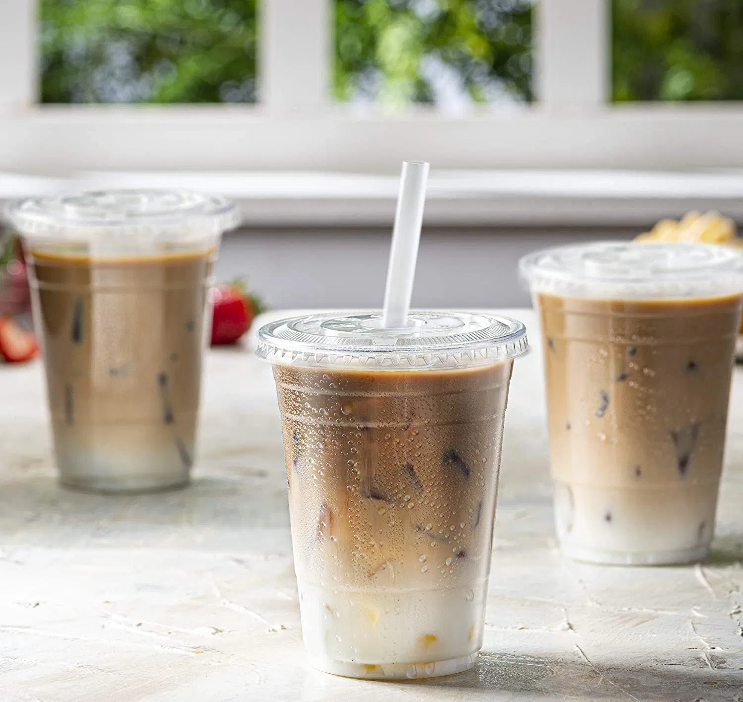 16 Oz Commercial Pet Disposable Plastic Cup with Flat Lids for Friar John Corr Fulstrength Garnheath George Dickel