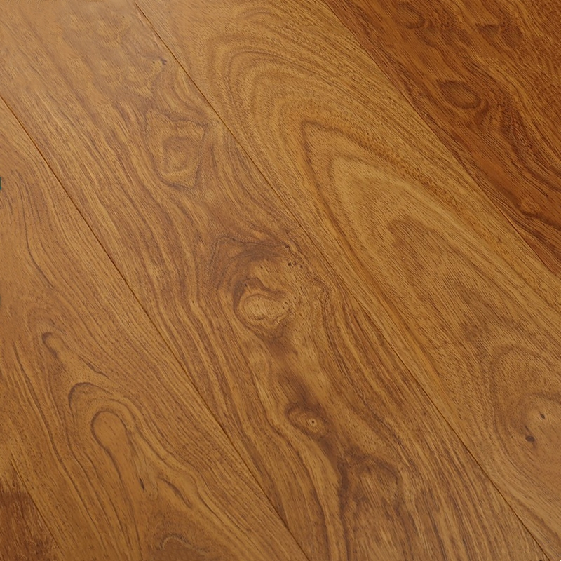 Matte Wear-Resistant West African Hematoxylin Solid Wood Flooring 0767