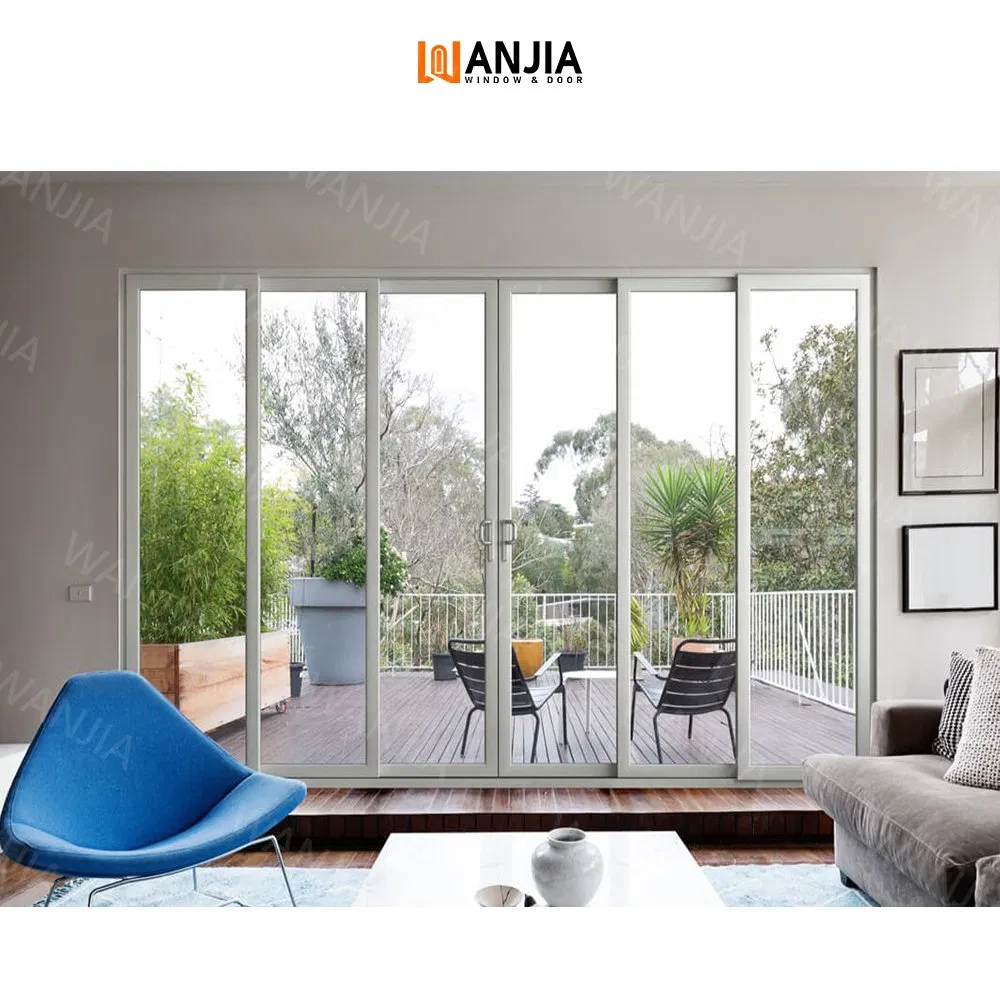 Elegant Double Glazed Vinyl Sliding Door for Villa Apartments